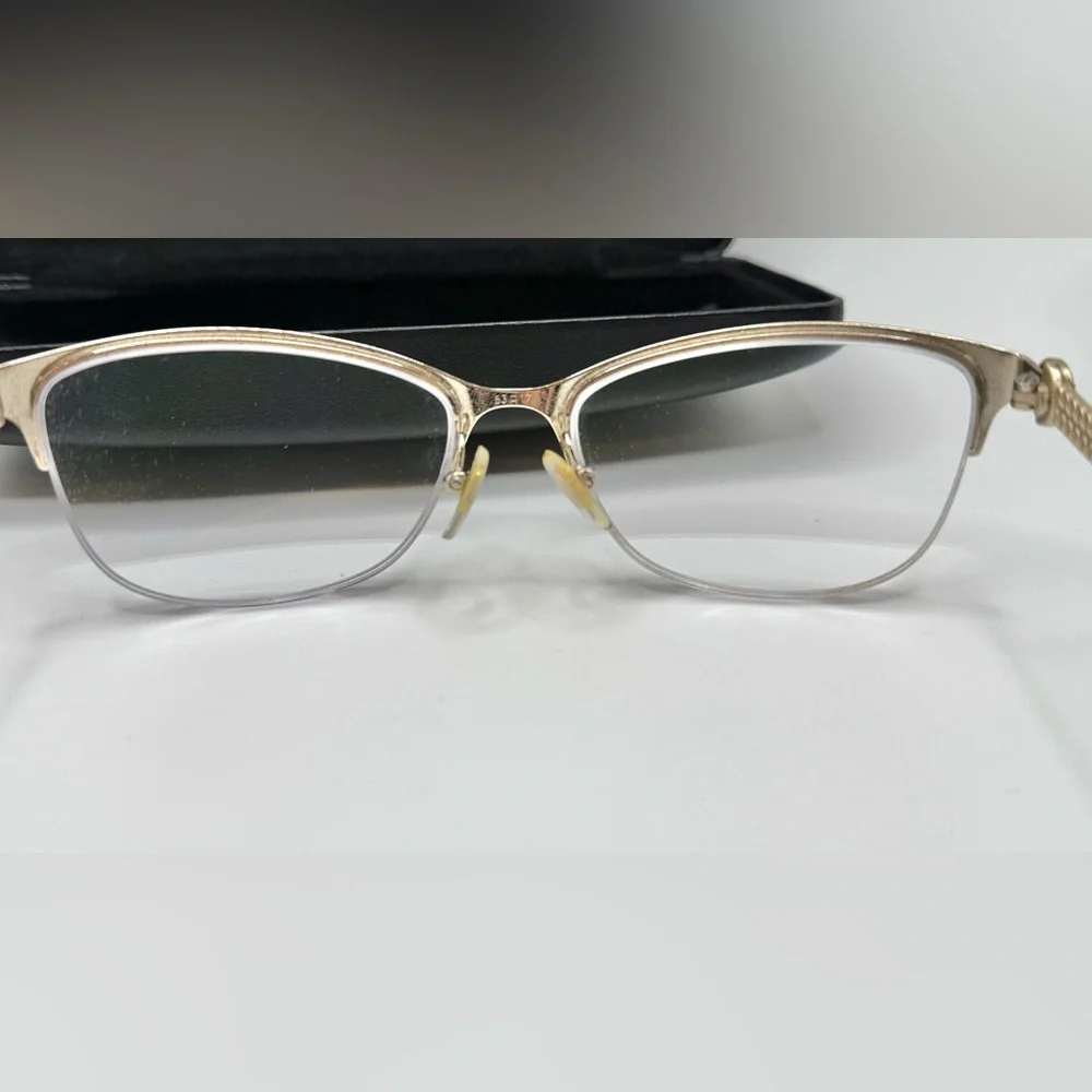 Versace Prescription Glasses VE Mod1228 1291 black/pale gold frames/frame only